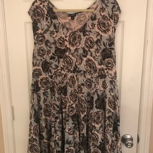 Baby blue floral dress